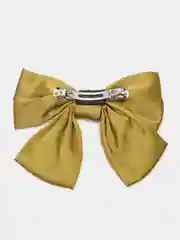 Бронзовый бант для волос, на заколке-автомат