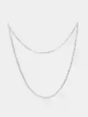 Цепочка, серебрение, 60 см