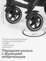Серый коляска прогулочная для ребенка, складная