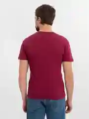 Бордовый футболка мужская