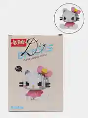 Белый конструктор Hello Kitty, 3D конструктор для мальчиков, девочек, Куроми