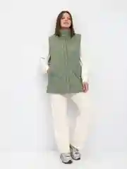 Жилет женский стеганый ROMPI зеленый