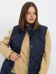 Жилет женский стеганый ROMPI синий