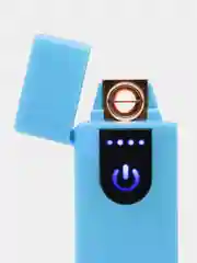 Голубой зажигалка электронная  USB