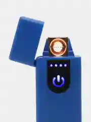 Синий зажигалка электронная  USB