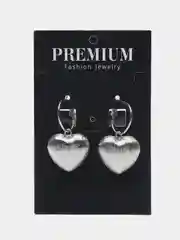 Серьги подвесные "Сердце"