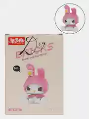 Розовый конструктор Hello Kitty, 3D конструктор для мальчиков, девочек, Куроми