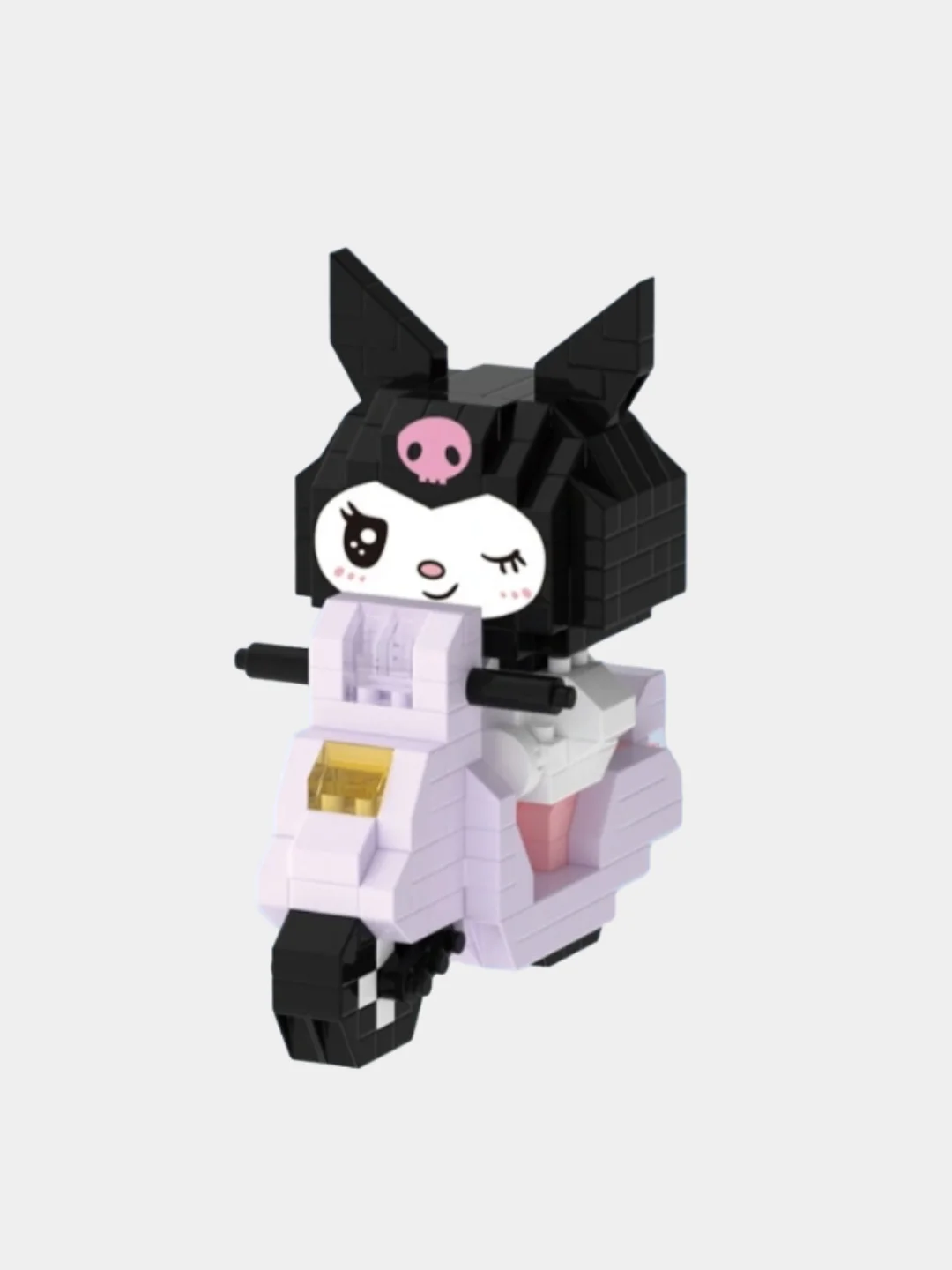 Черный конструктор Hello Kitty, 3D конструктор для мальчиков, девочек, Куроми