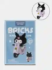 Черный конструктор Hello Kitty, 3D конструктор для мальчиков, девочек, Куроми