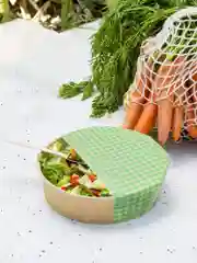 Лайм многоразовые восковые салфетки для хранения продуктов, с пчелиным воском, 3 шт