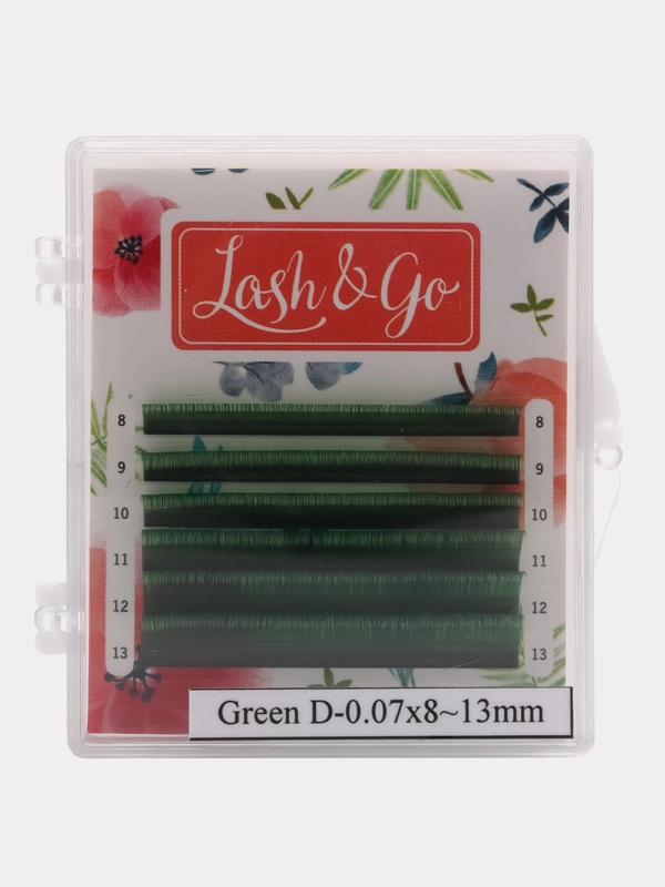 Черные ресницы Lash&Go, 16 линий