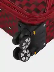 Коралловый чемодан дорожный тканевый на колесиках, размеры S, M, L, с кодовым замком