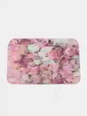 Коврик для ванной и туалета мягкий "Розовый букет" (bath-2740)