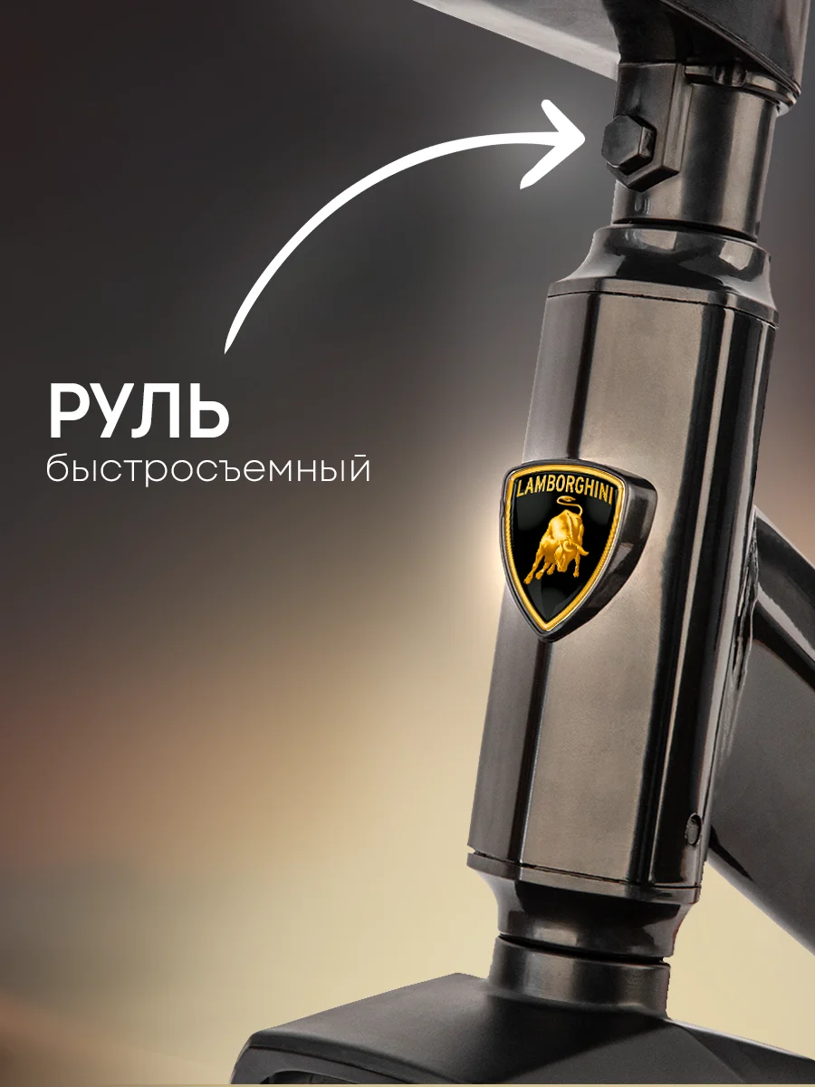 Зеленый беговел детский четырехколесный от 1 до 3 лет