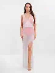Белый пляжное прозрачное вязаное платье туника летнее с вырезом