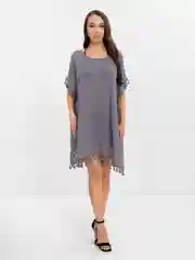 Серый пляжная туника, летняя