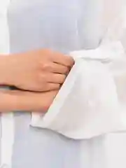 Белый туника женская пляжная