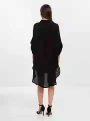 Черный туника женская пляжная