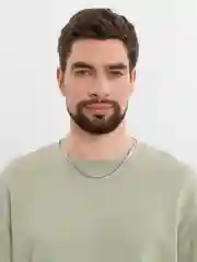 Серебряный цепочка на шею мужская
