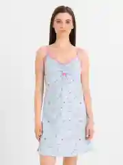 Бирюзовый женская хлопковая сорочка