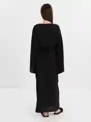 Черный туника кимоно