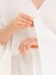 Белый туника кимоно