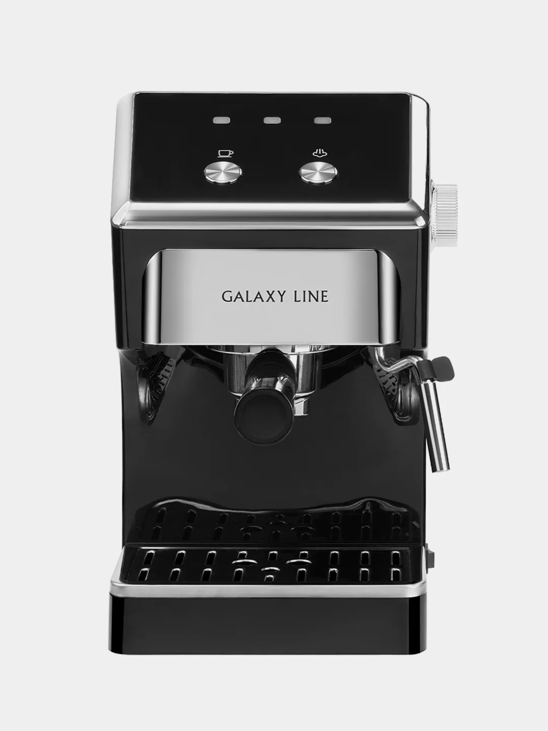 Кофеварка рожкового типа GALAXY LINE GL0756, электрическая, чёрный, 1500 Вт