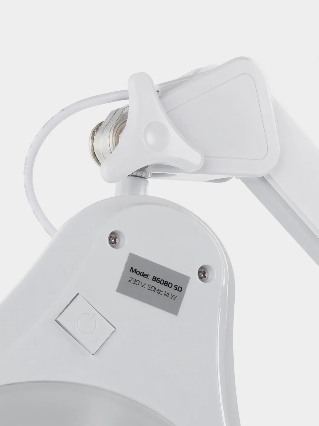 Лупа Veber 8608D 5D (5 дптр, 127 мм) на струбцине с подсветкой LED
