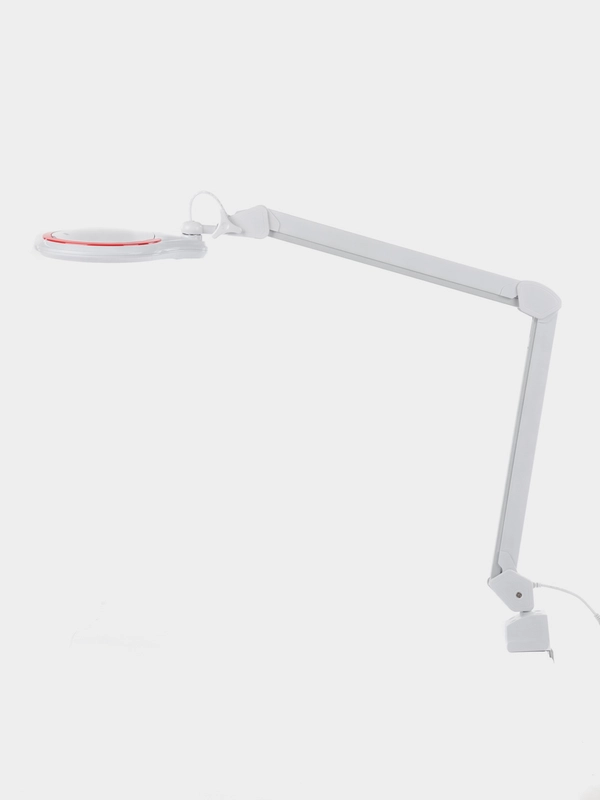 Лупа Veber 8608D 5D (5 дптр, 127 мм) на струбцине с подсветкой LED