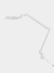 Лупа Veber 8608D 3D/5D (3 дптр, 5 дптр, 150 мм) на струбцине с подсветкой LED
