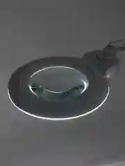 Лупа Veber 8608D 3D/5D (3 дптр, 5 дптр, 150 мм) на струбцине с подсветкой LED
