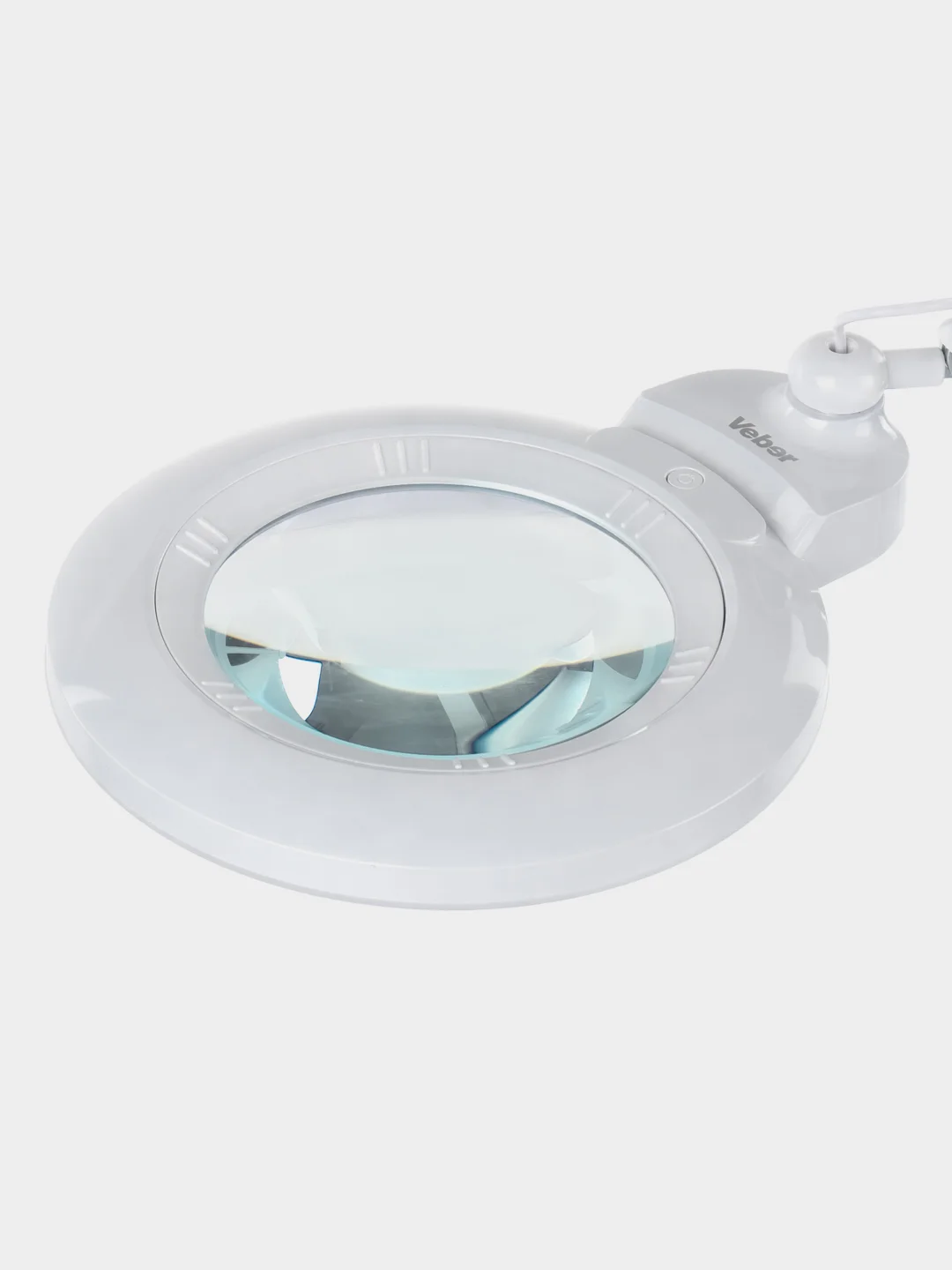 Лупа Veber 8608D 3D/5D (3 дптр, 5 дптр, 150 мм) на струбцине с подсветкой LED