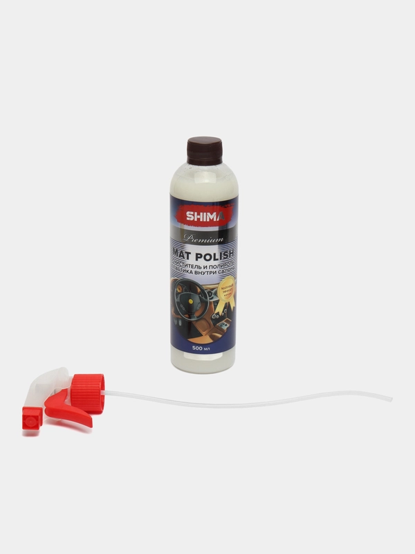 Очиститель и полироль пластика внутри салона (с матовым эффектом) SHIMA PREMIUM MAT POLISH
