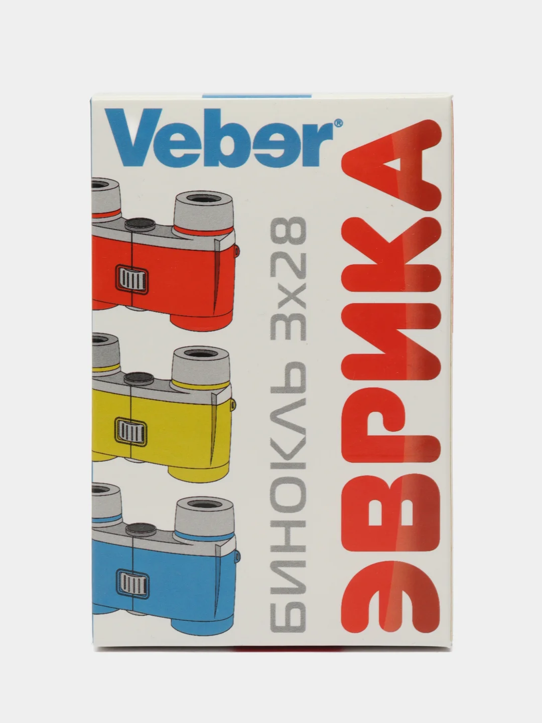Бинокль для детей Veber Эврика 3х28Y