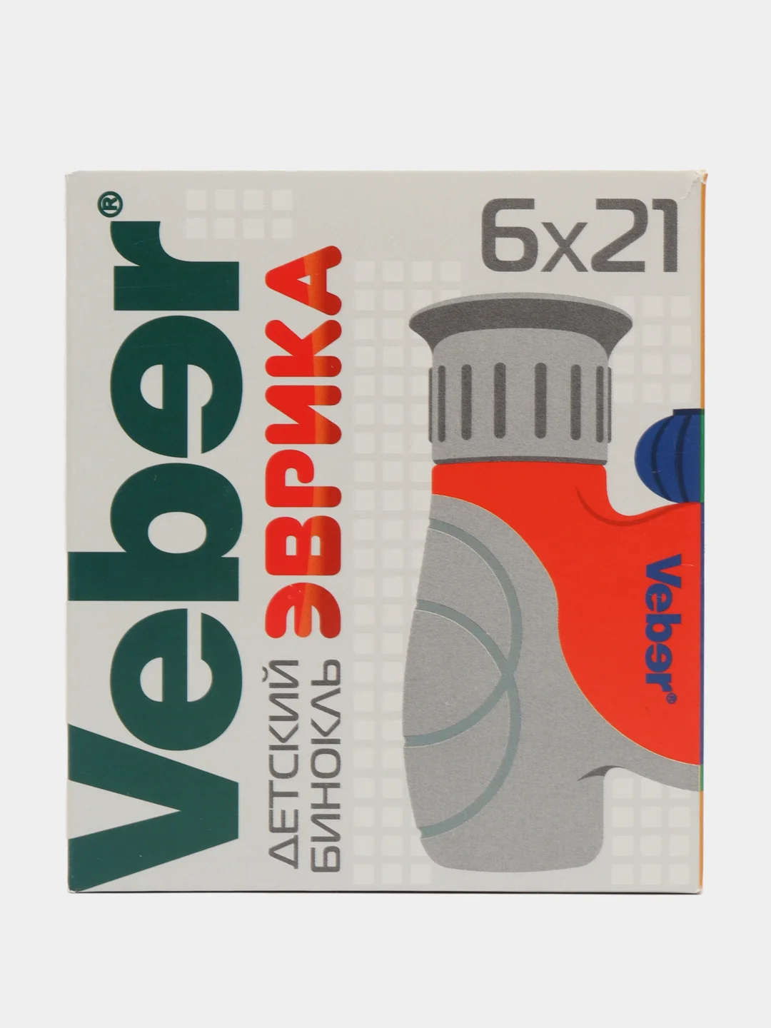 Бинокль детский Veber Эврика 6x21 G/B
