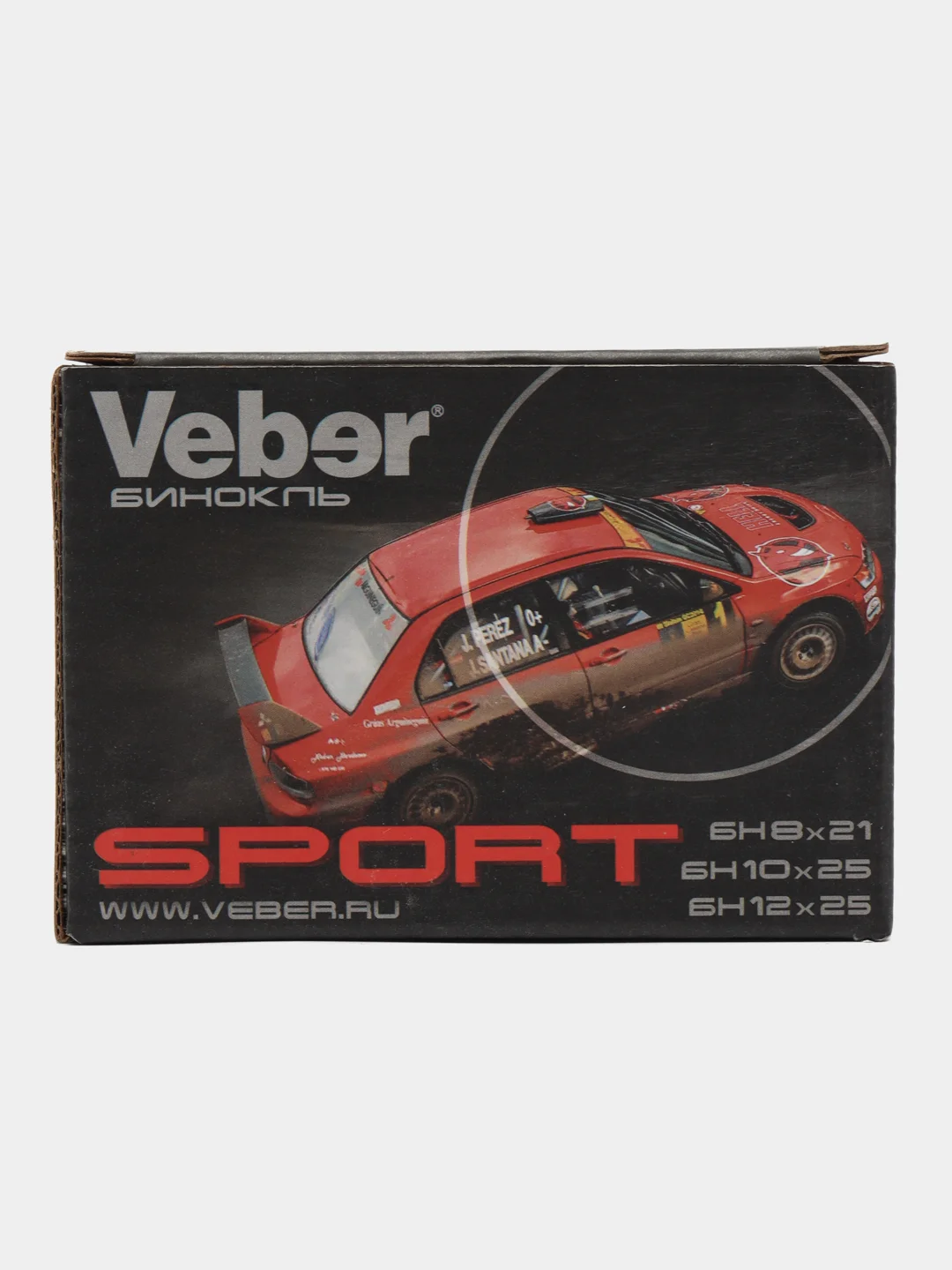 Бинокль Veber Sport New БН 10x25 синий/серебристый