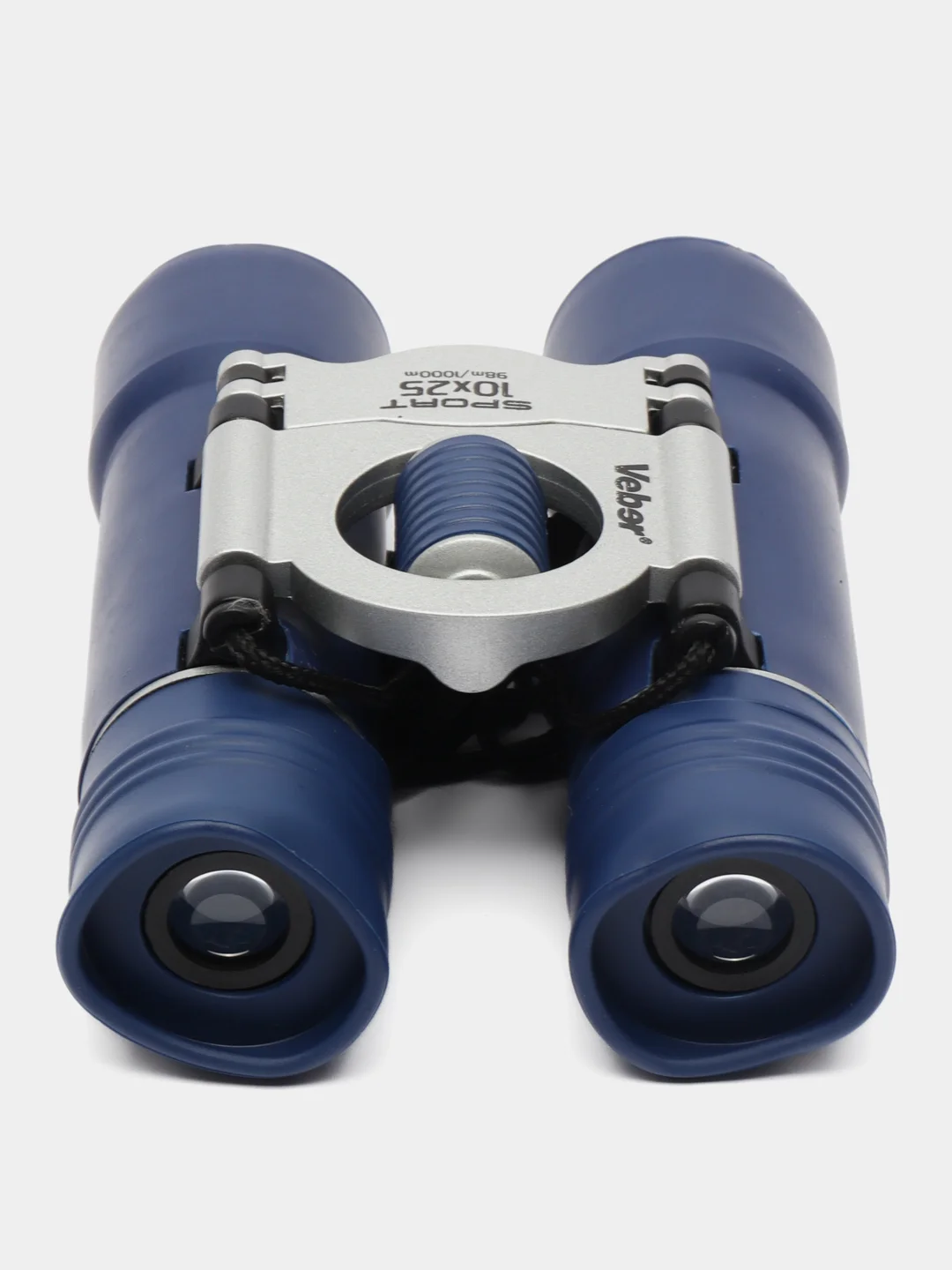 Бинокль Veber Sport New БН 10x25 синий/серебристый