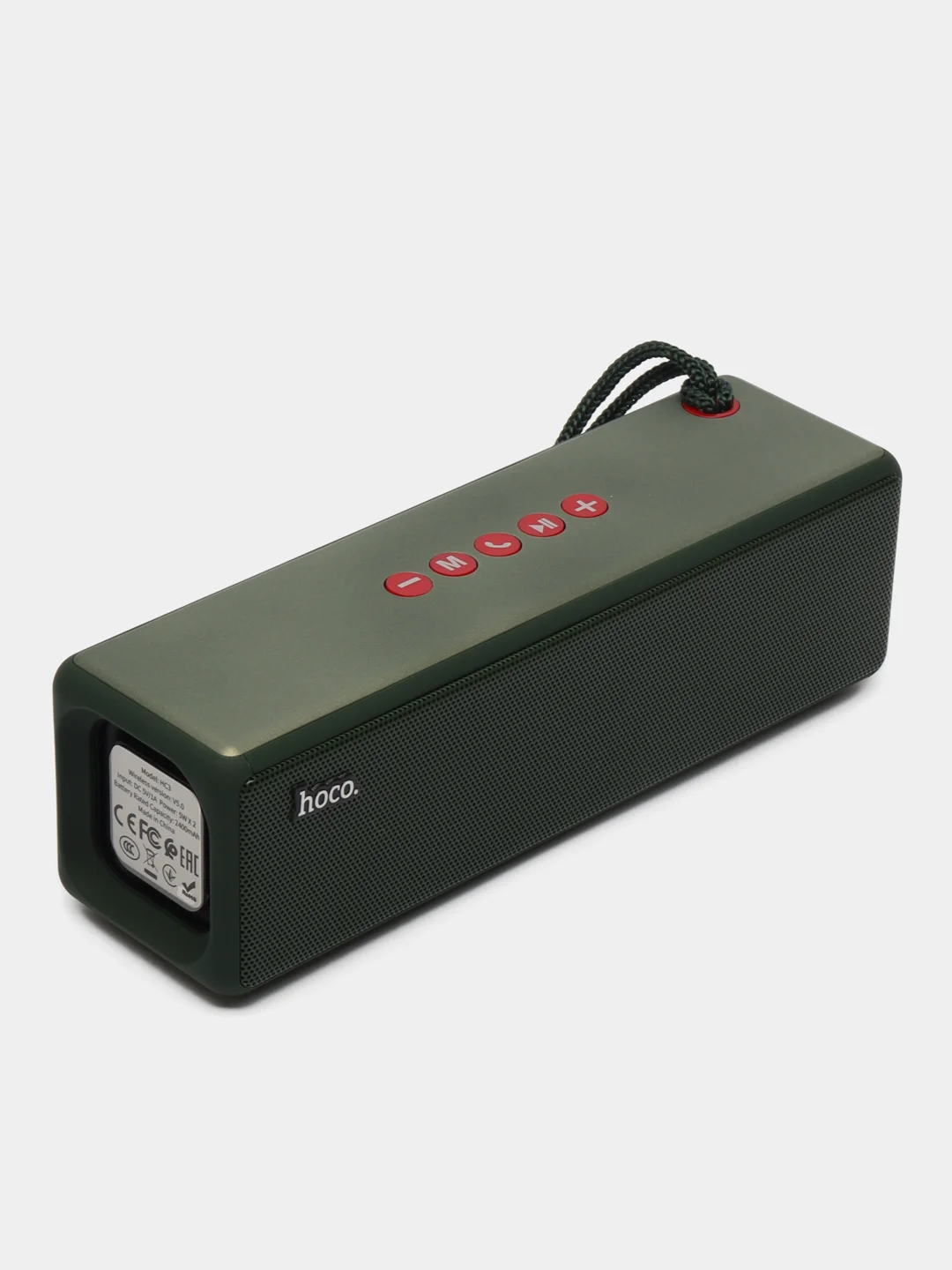 Зеленый колонка портативная HOCO HC3, 2400mAh