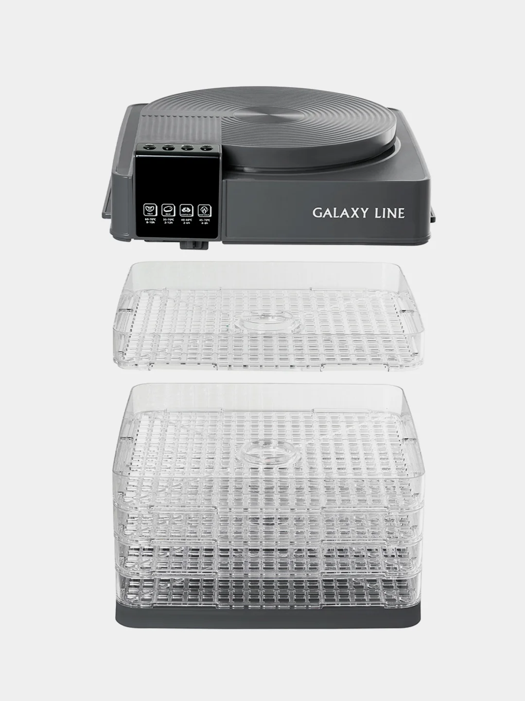 Электросушилка GALAXY LINE GL2630, серый, 450 Вт