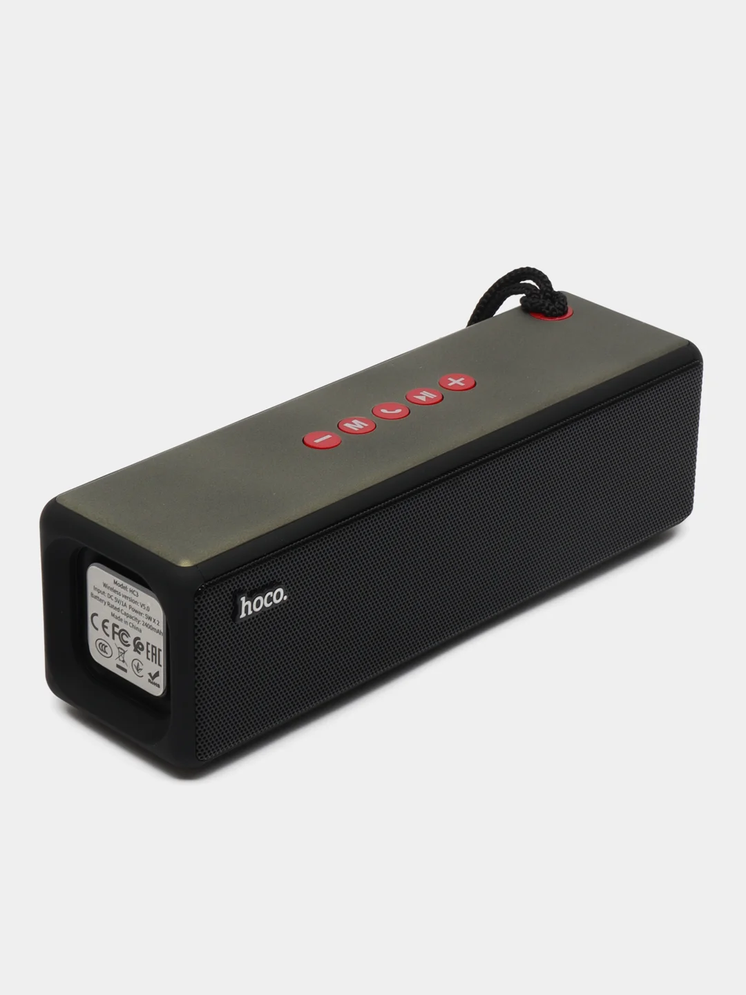 Черный колонка портативная HOCO HC3, 2400mAh