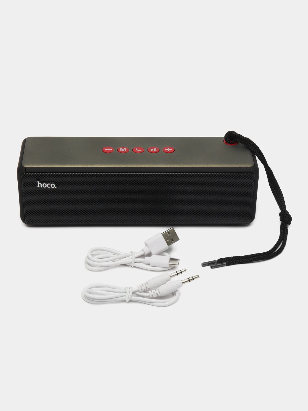Черный колонка портативная HOCO HC3, 2400mAh