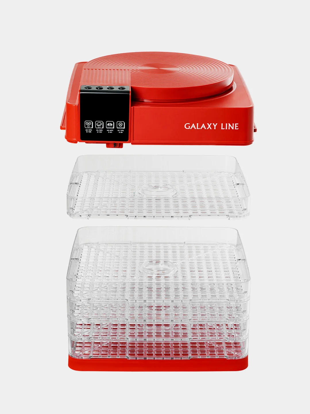 Электросушилка GALAXY LINE GL2630, красный, 450 Вт