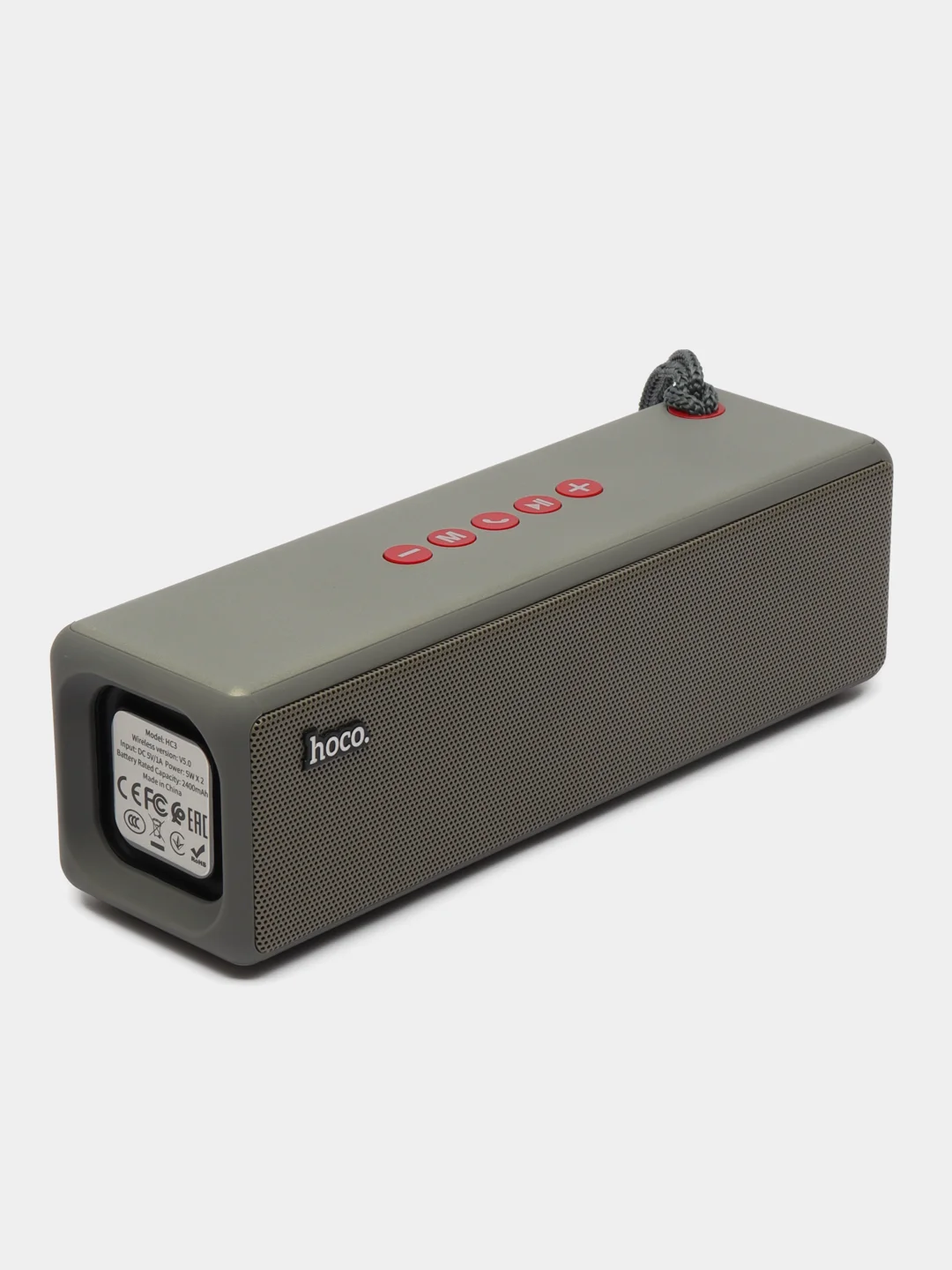 Серый колонка портативная HOCO HC3, 2400mAh