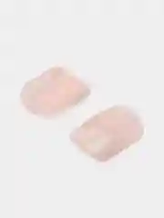 Прозрачный накладные ногти с дизайном, 24 штуки + клей