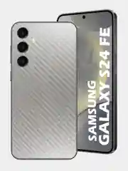 Серебряный защитная пленка для Samsung Galaxy S24 FE под карбон на заднюю часть, назад Самсунг S24FE