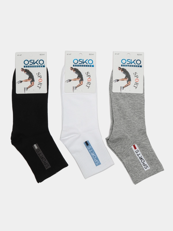 Носки мужские спортивные Osko, 3 пары