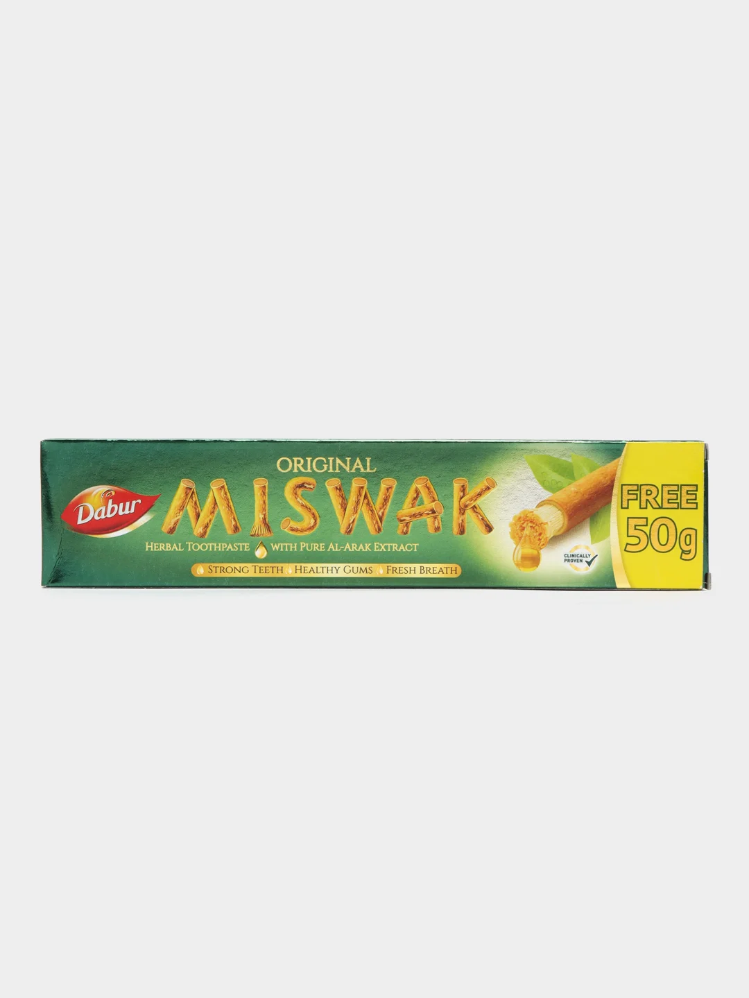 Аюрведическая зубная паста Dabur Miswak /Дабур Мисвак 75 и 170 г