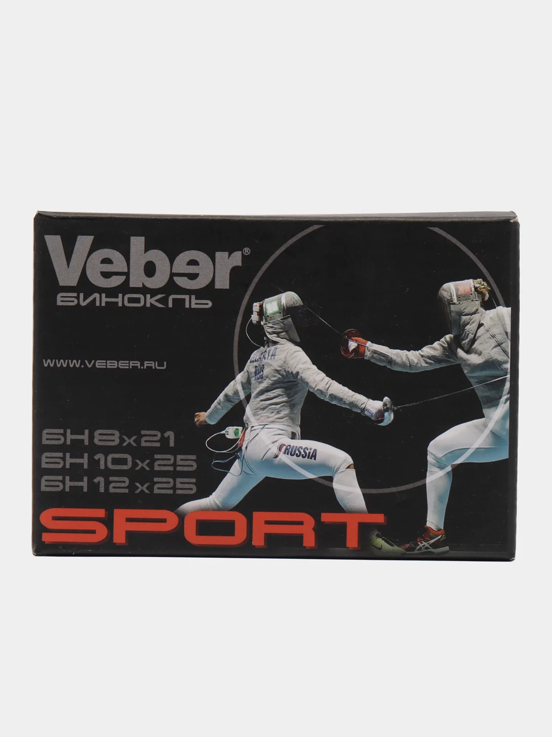 Бинокль Veber Sport БН 8x21 черный