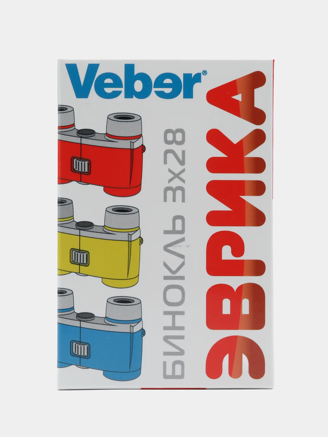 Бинокль детский Veber Эврика 3х28B