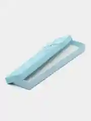 Белый коробка подарочная под браслет или часы, удлиненная, 21*4 см